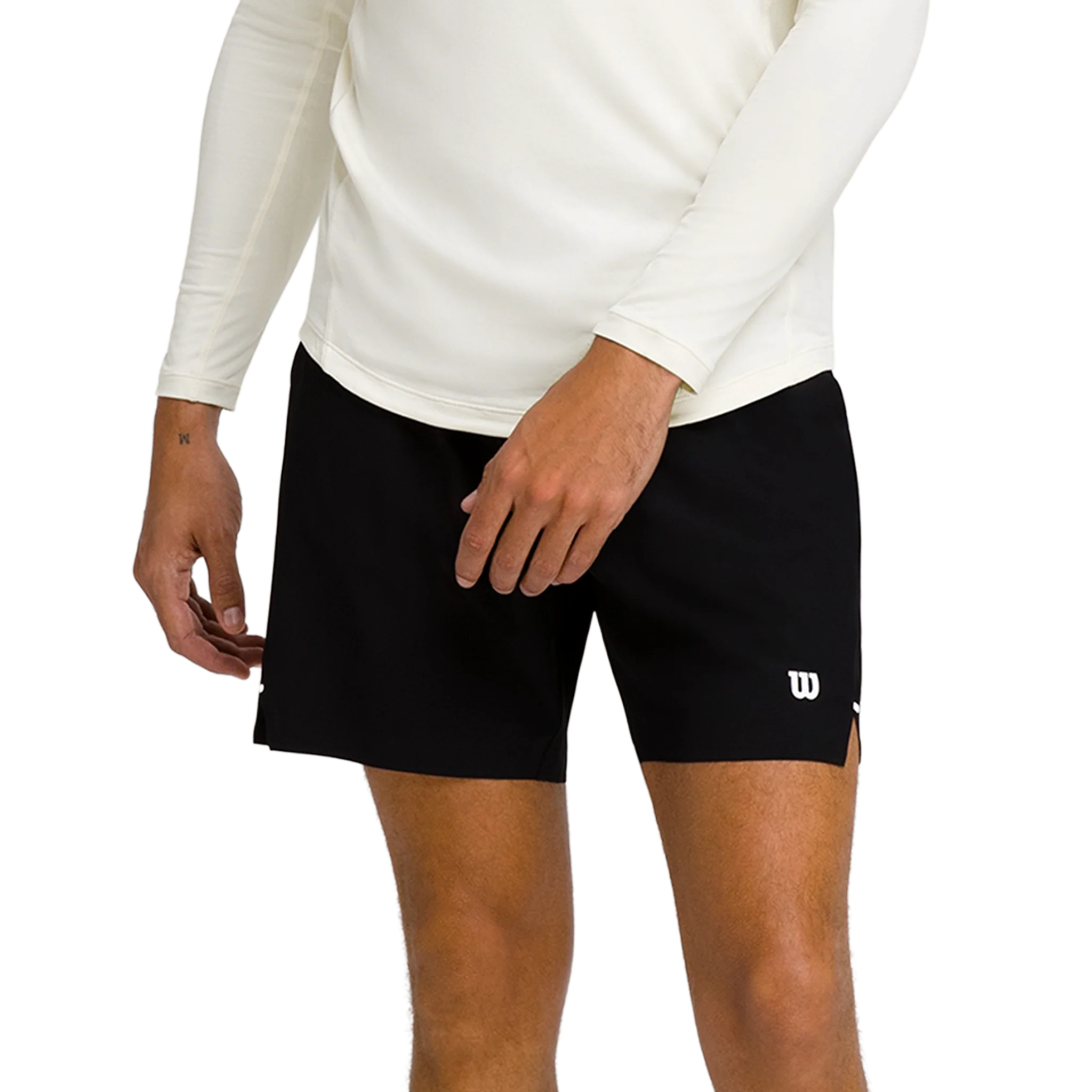 Wilson Tournament V2 7" Shorts Men's Black - Image 4