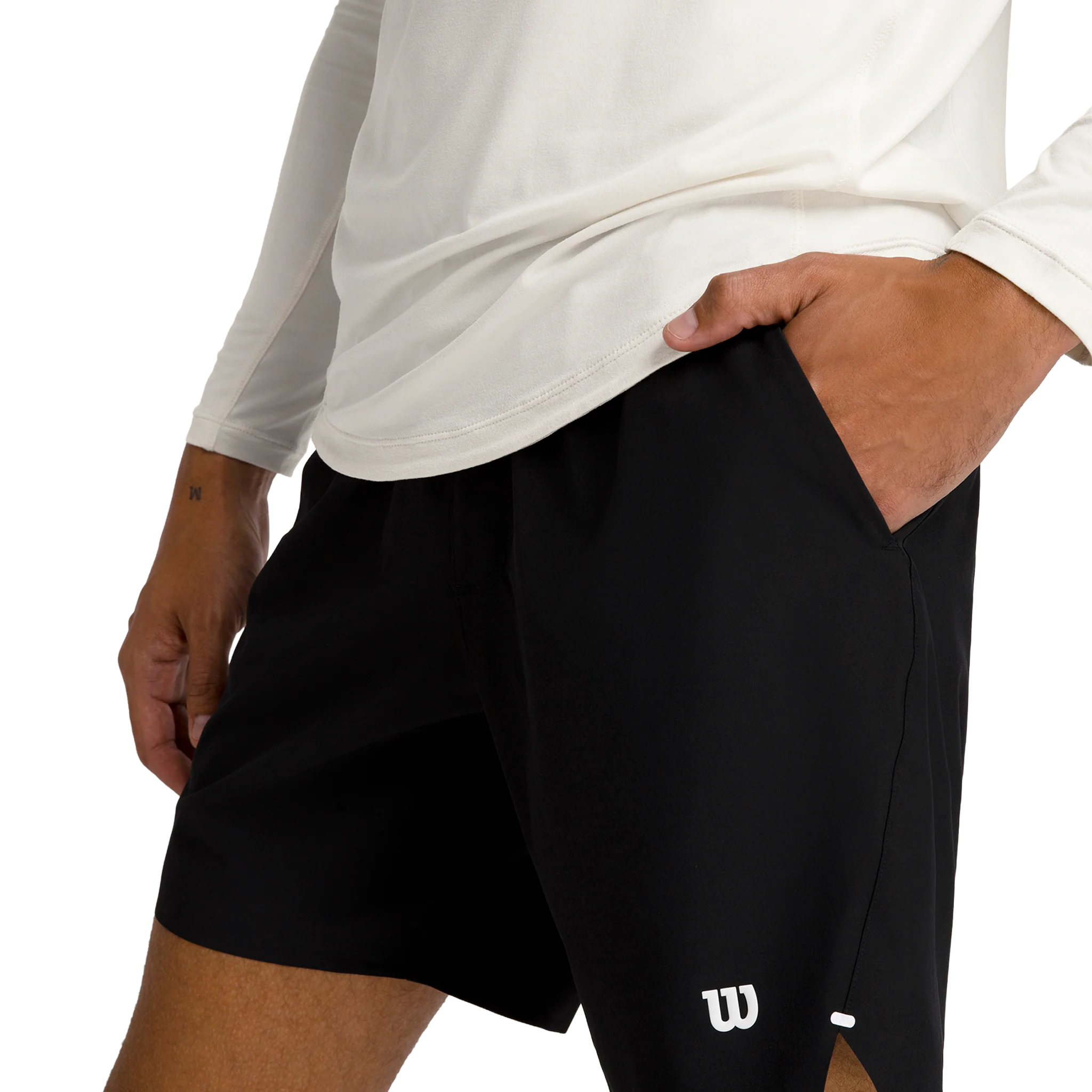 Wilson Tournament V2 7" Shorts Men's Black - Image 5
