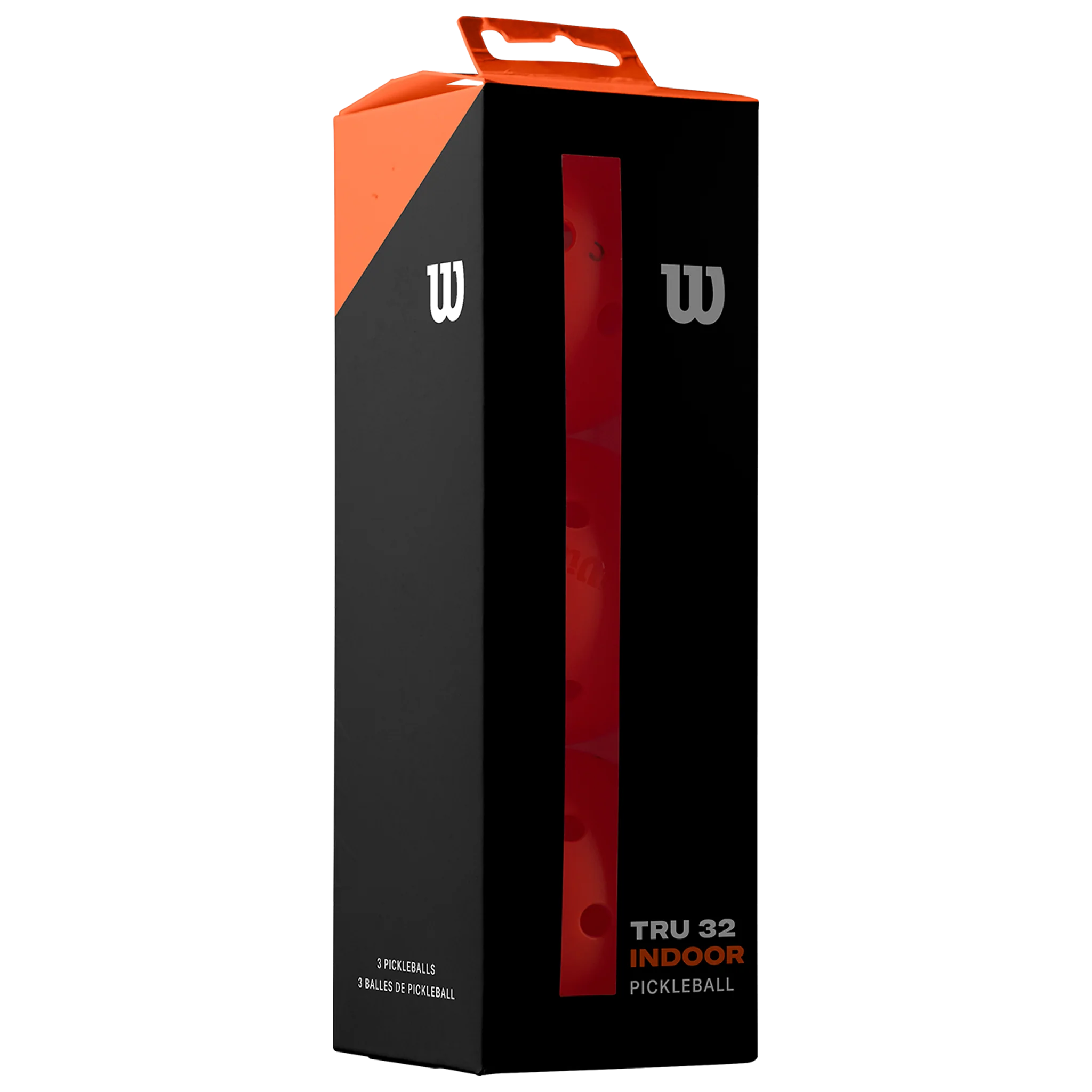 Wilson Tru 32 Indoor Pickleballs Orange (3 Pack)