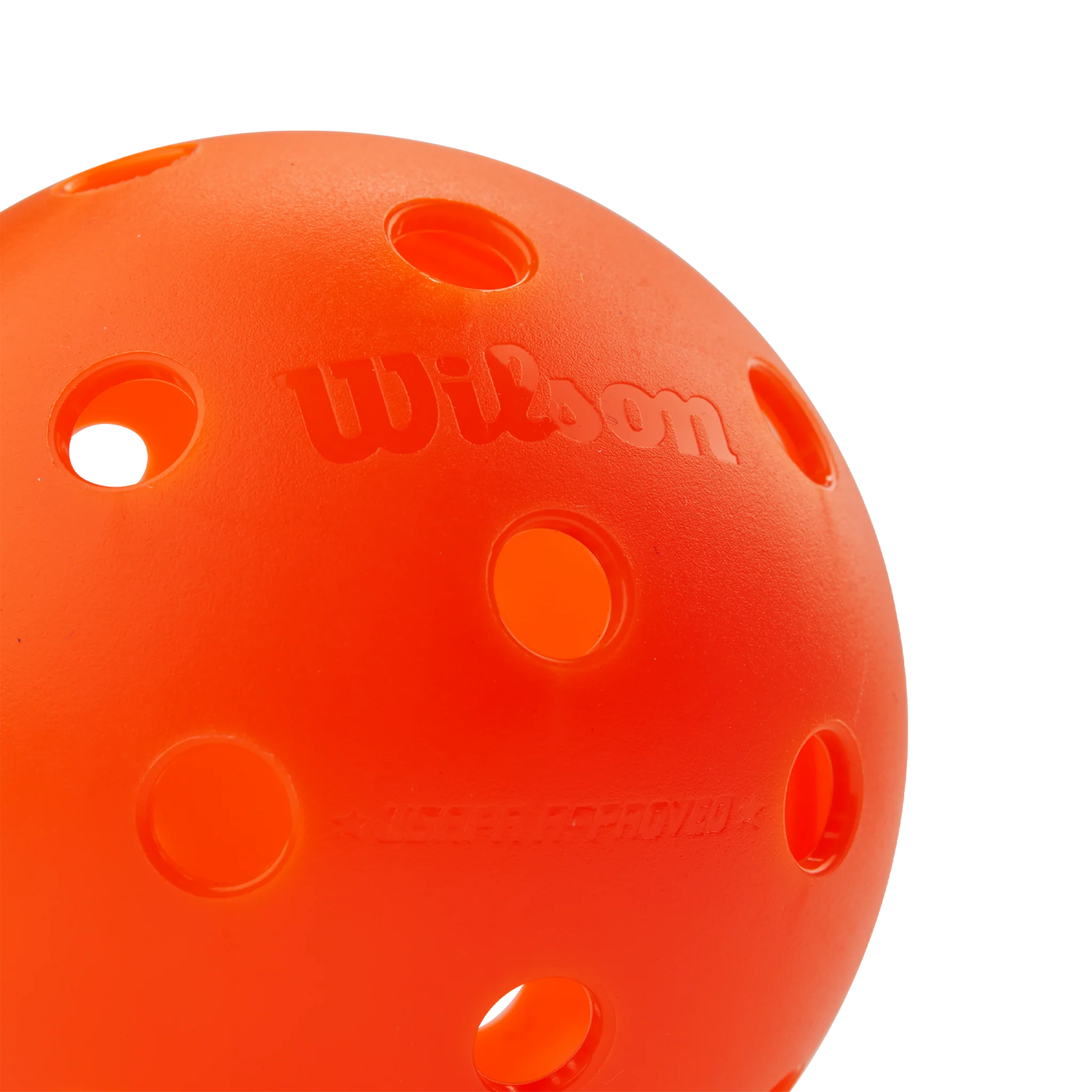 Wilson Tru 32 Indoor Pickleballs Orange (3 Pack) - Image 4