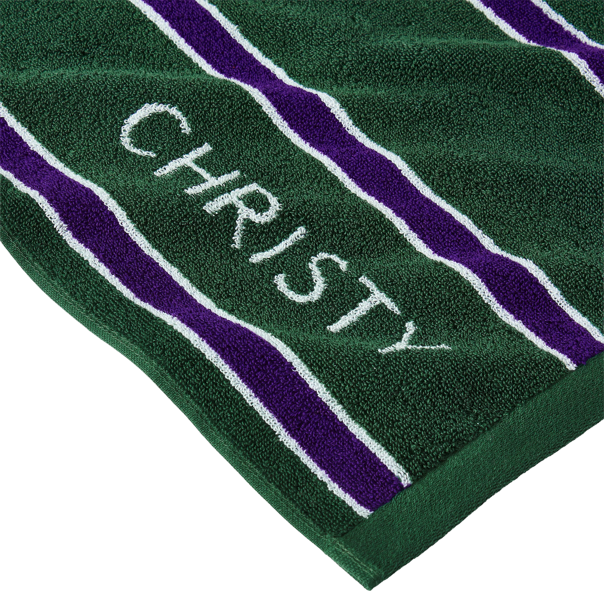 Christy Wimbledon Championship Towel 70x133 Green/Purple (2026) - Image 6