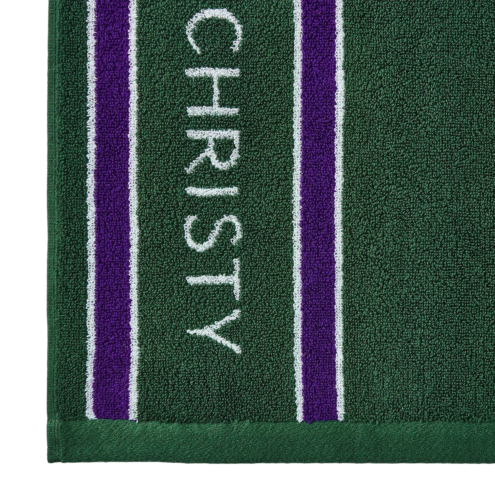 Christy Wimbledon Championship Towel 70x133 Green/Purple (2026) - Image 7