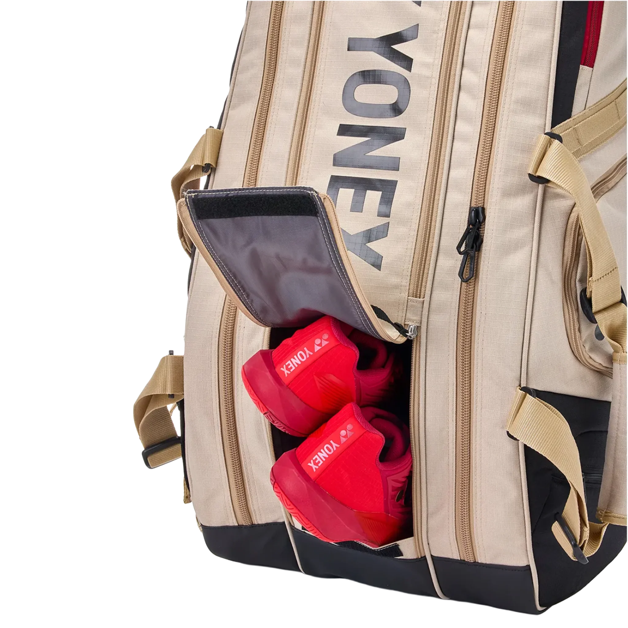 Yonex Gearlogic 9 Racket Bag Beige - Image 13